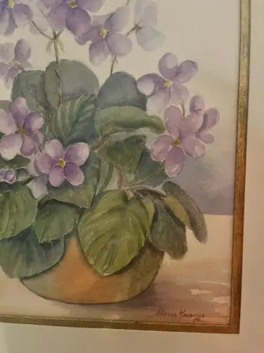 Quadros Coleção de Aquarelas Originais Assinadas Anos 90