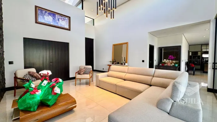CASA TERREA - 03 SUITES - 461 M² - ESPAÇO GOURMET - CINEMA - PISCINA - CONDOMINIO SAINT PA