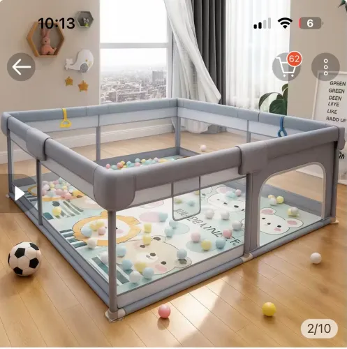 Cercado para bebê 1,80x1,50 ótimo estado