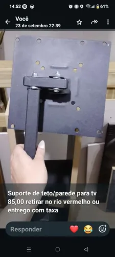 Suporte teto/parede tv