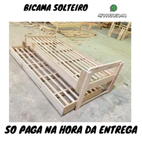 BICAMA SOLTEIRO / montamos no endereço