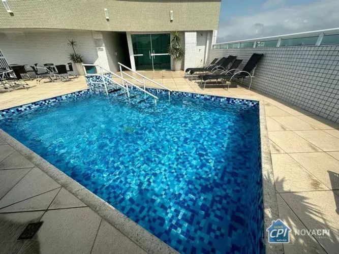 Apartamento Alto Padrão para Locação na Guilhermina, Praia Grande 3 Quartos