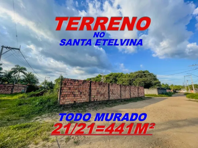 Terreno no Santa Etelvina total de 441m²