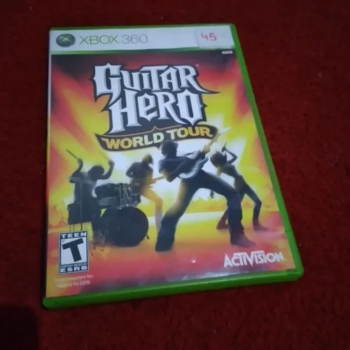 JOGO XBOX 360 GUITAR HERO ORIGINAL 