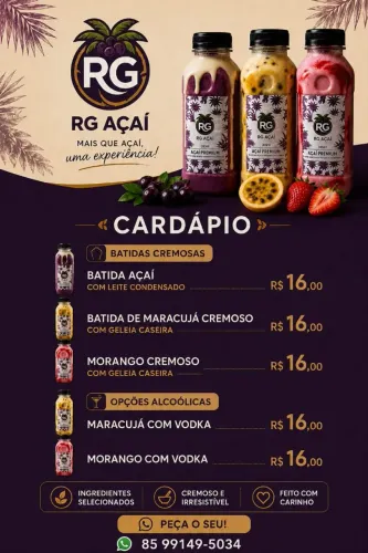 Açaí na garrafa