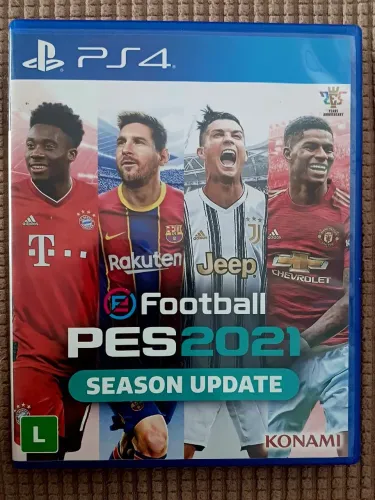 Jogo Pes 2021 Semi novo Para Playstation 4! Último Pes midia fisica lançado, aceito cartão