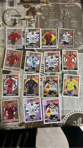 Figurinhas legends da copa 2026 e da copa 2022