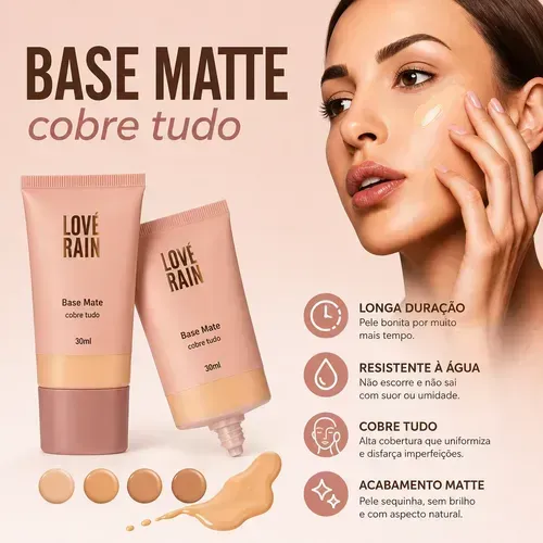 Base Love Rain Alta Cobertura - 6 Tons Disponíveis