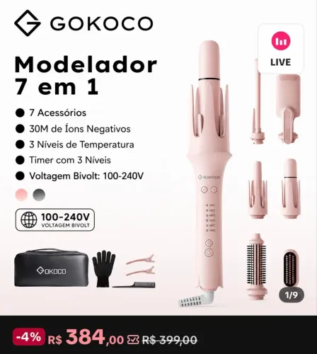 Escova de cabelo 7 em 1