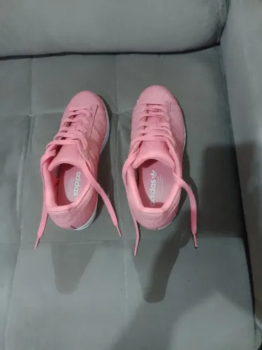 Tênis Adidas Rosa raiza superstar