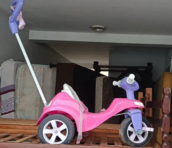 Bicicleta carrinho criança bebê