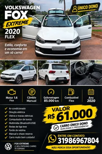 Volkswagen Fox Xtreme 1.6 Flex 8V 5P 2020