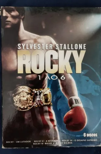 BOX DVD ROCKY BALBOA COLEÇÃO ORIGINAL 6 DVDS