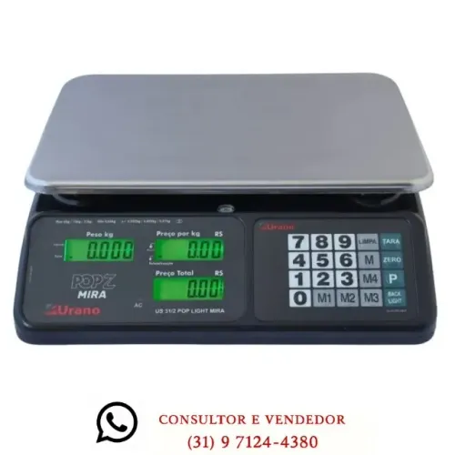 Balança Eletrônica Computadora 32KG Urano