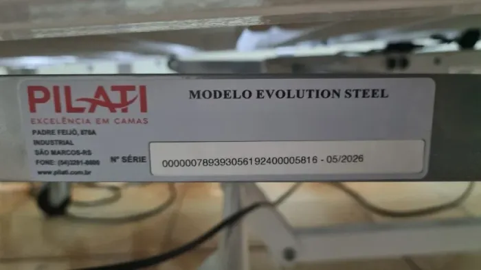 Cama Hospitalar Modelo Evolution Steel marca Pilati.