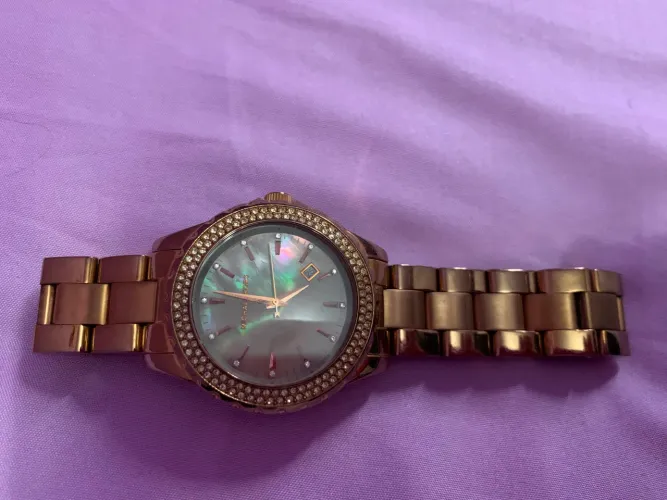 Relógio Mikael kors, cod:5453, original, rose, feminino