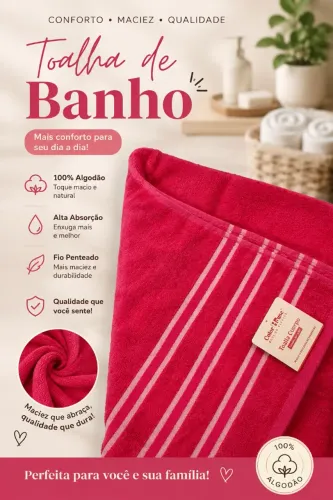 Toalha de banho 