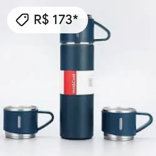 GARRAFA TÉRMICA DE LUXO! EM OFERTA AQUI!