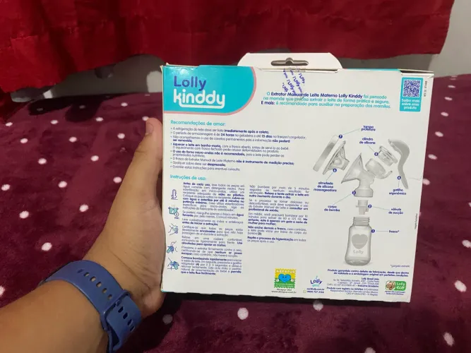Bomba manual de extração de leite