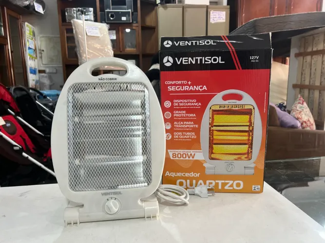 Aquecedor de Quartzo Portátil Ventisol AQ-01 800W