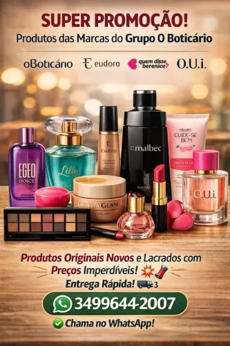 Sou Revendedora dos Produtos do Grupo Boticário