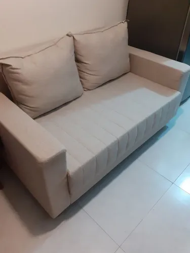 Sofá 2 lugares linho