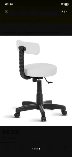 Mocho/ cadeira para atendimento em clinica
