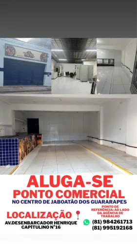 Aluga-se sala comercial bem localizada Jaboatão centro 