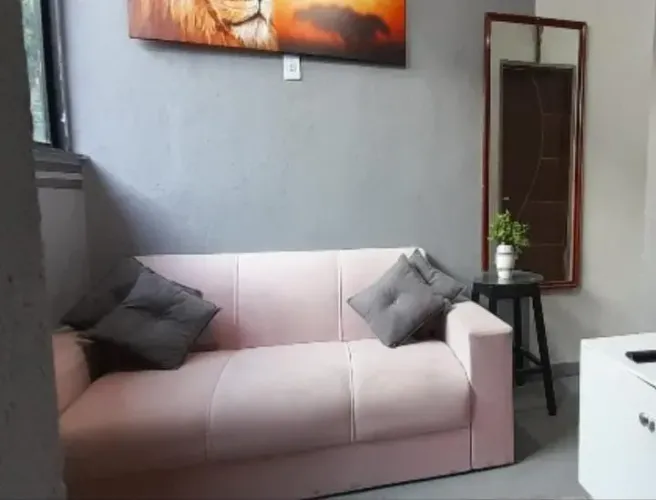 Vende-se um sofá de 2 lugares somente com algumas marcas de uso. Preço RS 400,00