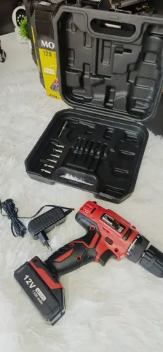 Furadeira Parafusadeira Mundial Bivolt 12v