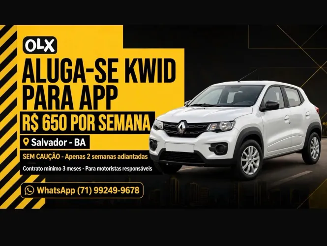 ALUGUEL CARROS PRA APP OU PARTICULAR