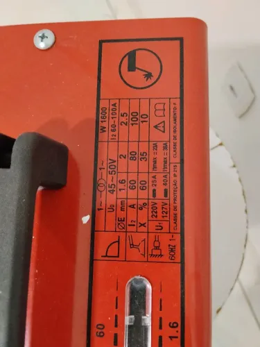 Transformador de Solda Kala WV 1600, novo, pronto para uso.