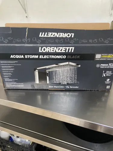 Ducha Acqua Storm Lorenzetti black