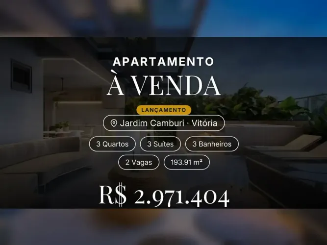 Apartamento Garden em Jardim Camburi: espaço e privacidade com 3 suítes!