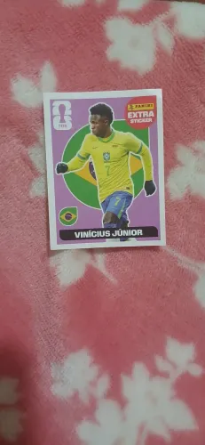 Figurinha legend do Vini jr roxa