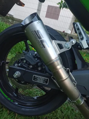 PONTEIRA ESPORTIVA+LINK PIPE PARA NINJA 400