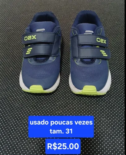 Tênis infantil tem outros modelos nas fotos.