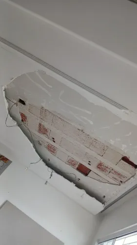 Gesso drywall cinema moldura