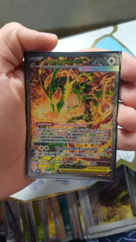 Coleção Reinado Delta com Mega Rayquaza Ex SAR Pokémon 
