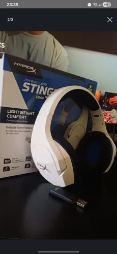 Headset Hyper X cloud string wireless