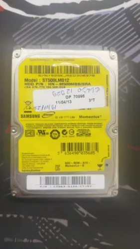 HD notebook 2,5 Samsung 500GB Sata