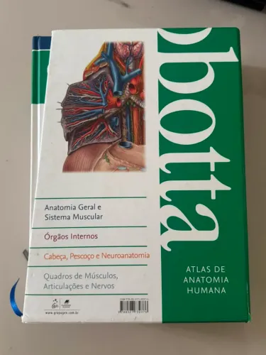 Box Atlas de Anatomia Sobotta 4 livros