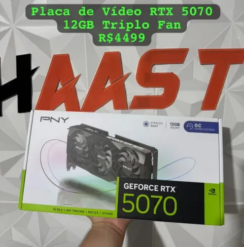 Placa de Vídeo RTX 5070 PNY 12GB [Novo]