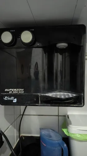 Purificador por compressor, água bem gelada