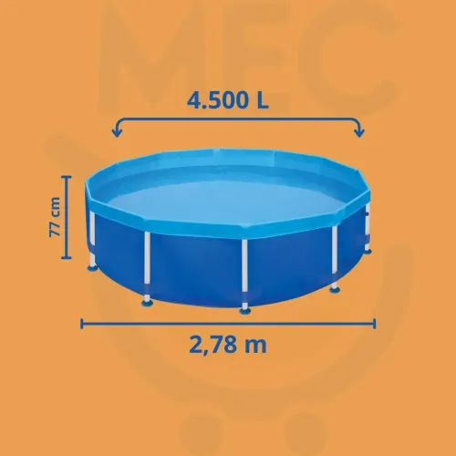 Piscina 4.500 litros 