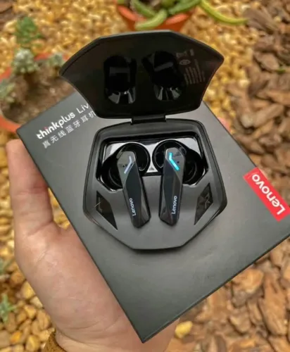 Fone de Ouvido Bluetooth Gamer Preto Lenovo GM2 PRO 