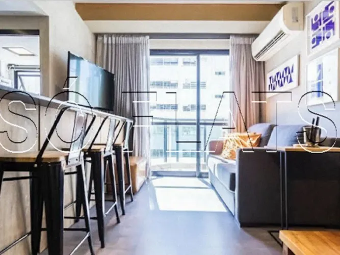 Duplex mobiliado no Paraíso perto da Paulista com vaga e lazer completo
