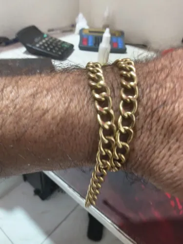 sobra de corrente de ouro 750 k nova