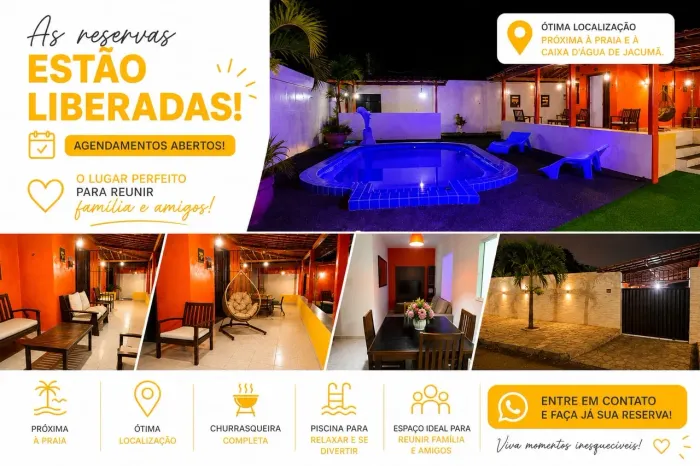 Casa em Jacumã Temporada 