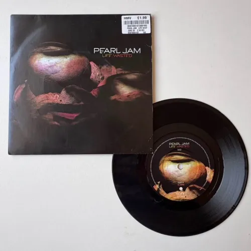 Pearl Jam Life Wasted Vinil Compacto Importado Inglaterra UK